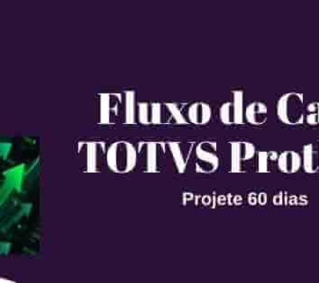 Capa do artigo mostrando o título Fluxo de caixa TOTVS Protueus